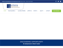 Tablet Screenshot of dobusinessinmontana.com